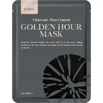 Pleťová maska Elroel Golden Hour Čisticí pleťová maska s aktivním uhlím Charcoal 25g