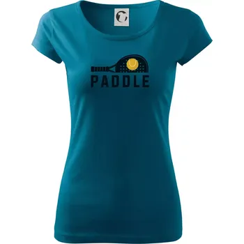 Dámské tričko Paddle logo na ležato - Dámské triko Pure - 3XL ( Petrolejová )