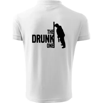 Pánská košile Bachelor party - The drunk one - Polokošile pánská Pique Polo 203 - 3XL ( Bílá )