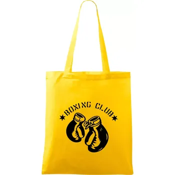Boxing club nápis - Taška bavlněná - 42 x 38 cm ( Žlutá )