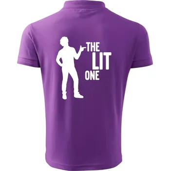 Pánská košile Bachelor party - The lit one - Polokošile pánská Pique Polo 203 - 2XL ( Fialová )