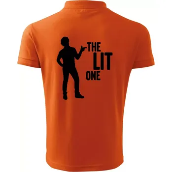 Pánská košile Bachelor party - The lit one - Polokošile pánská Pique Polo 203 - 5XL ( Oranžová )