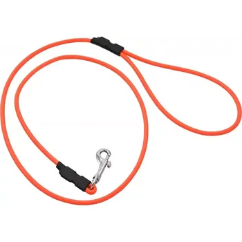 Vodítko pro psa Vodítko do ruky TETRAO Biothane kulaté oranžové