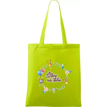 Šťávy na tahu - Taška bavlněná - 42 x 38 cm ( Limetková )