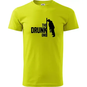 Pánské tričko Bachelor party - The drunk one - Klasické pánské triko vyšší gramáže - XS ( Limetková )