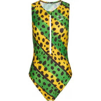 Dámské plavky Dámské jednodílné plavky Speedo Placement Digital green L