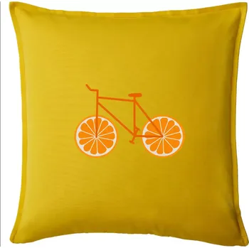 Polštář Kolo pomeranč (Moňas) - Polštář 50x50 - 50x50 - Pouze potah ( Žlutá )