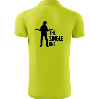 Pánská košile Bachelor party - The single one - Polokošile Victory sportovní (dresovina) - 3XL ( Limetková )
