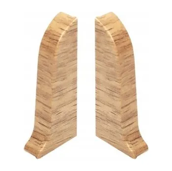 Podlahová lišta Levá koncovka Cezar PVC 22 x 59, délka 1 cm, dub