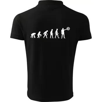 Pánská košile Evoluce střelec terč - Polokošile pánská Pique Polo 203 - 3XL ( Černá )
