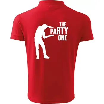 Pánská košile Bachelor party - The party one - Polokošile pánská Pique Polo 203 - L ( Červená )