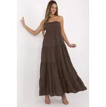 ItModa Šaty Soraya hnědé Velikost: UNI