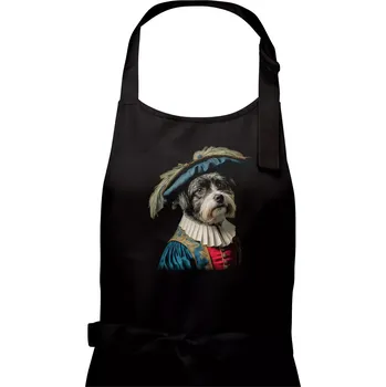 Kuchyňská zástěra Stěně jako princ - Pánská zástěra na vaření - Univerzální velikost ( Černá )