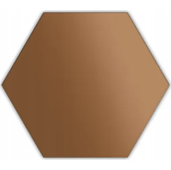 Zrcadlo Prémiová šestiúhelníková zrcadlo dlaždice, nástěnná dekorace 280x242 mm