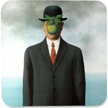 Podtácek Podložka pod hrnek Syn člověka René Magritte