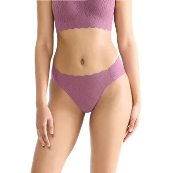 Kalhotky Sloggi fialové krajkové kalhotky s vysokým pasem Zero Feel Bliss High Waist M