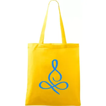 Yoga - lotus modrý (Moňas) - Taška bavlněná - 42 x 38 cm ( Žlutá )