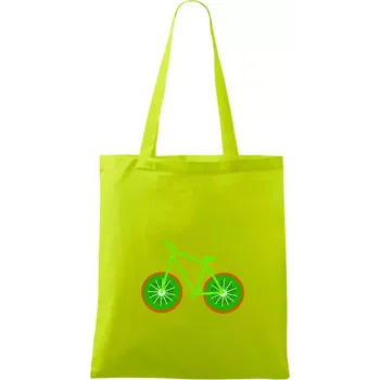 Nákupní taška Kolo Kiwi (Moňas) - Taška bavlněná - 42 x 38 cm ( Limetková )