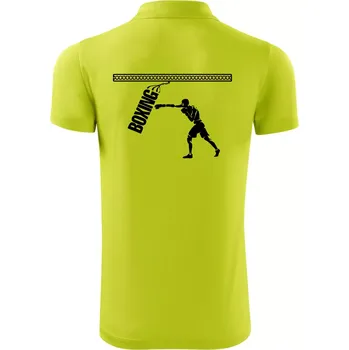 Pánská košile Boxing boxer - Polokošile Victory sportovní (dresovina) - 2XL ( Limetková )