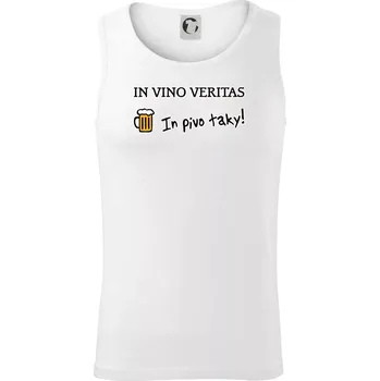 In vino veritas in pivo taky (Hana-creative) - Tílko pánské Core - XL ( Bílá )