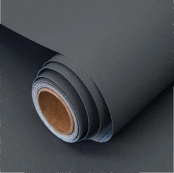 Tapeta Decoroom tmavě šedý kontaktní papír 60x500cm voděodolný vinylový tapetový dekorační kuchyňský