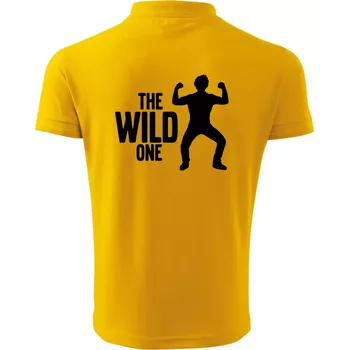Pánská košile Bachelor party - The wild one - Polokošile pánská Pique Polo 203 - 5XL ( Žlutá )