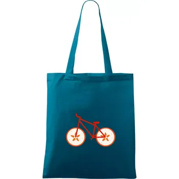 Kolo Jablko (Moňas) - Taška bavlněná - 42 x 38 cm ( Petrolejová )