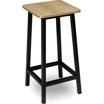 Barová židle Barová Židle LoftInspired světlý dub 65 cm dřevěný