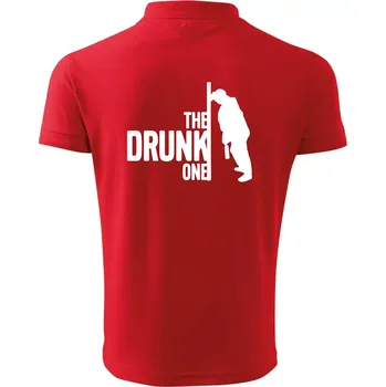 Pánská košile Bachelor party - The drunk one - Polokošile pánská Pique Polo 203 - M ( Červená )