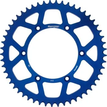 Řetězová sada pro motocykl Hliníková řetězová rozeta SUPERSPROX RAL-245:53-BLU modrá 53 zubů, 520