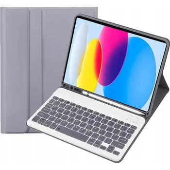 Myš Pouzdro s klávesnicí a držákem na stylus pro Xiaomi Redmi Pad SE 8.7'' - světle fialové