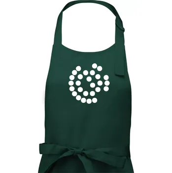 Kuchyňská zástěra SpaceX Super Heavy Raptor 2 - Pánská zástěra na vaření - Univerzální velikost ( Lahvově zelená )