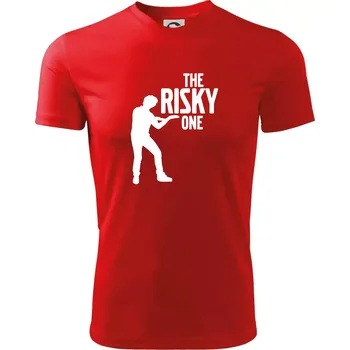 Pánské tričko Bachelor party - The risky one - Pánské triko Fantasy sportovní (dresovina) - L ( Červená )