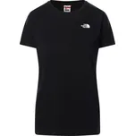 Černé dámské tričko s krátkým rukávem The North Face W Simple Dome NF0A87NHJK31 Velikost: S