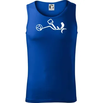 Detektor na hledání kovů - Tílko pánské Core - 2XL ( Královská modrá )