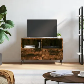 Televizní stolek vidaXL TV skříňka 80 x 36 x 50 cm kompozitní dřevo [828989] Barva: kouřový dub