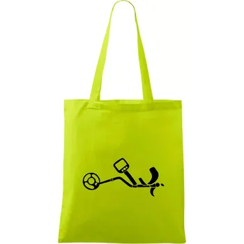 Detektor na hledání kovů - Taška bavlněná - 42 x 38 cm ( Limetková )