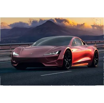 Obraz Plechová cedule Roadster