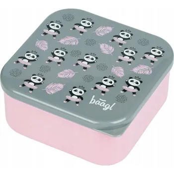 Svačinový box BAAGL Box na svačinu 4 v 1 Panda