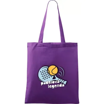 Padelová legenda - Taška bavlněná - 42 x 38 cm ( Fialová )