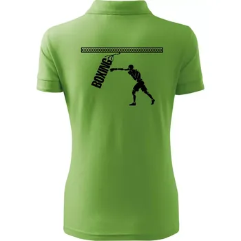 Boxing boxer - Polokošile dámská Pique Polo - XS ( Trávově zelená )