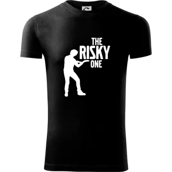 Bachelor party - The risky one - Viper FIT - Pánské zůžené tričko - 3XL ( Černá )