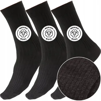 PONOŽKY dámské dlouhé neškrtící ponožky vlna MERINO aPair *35-37