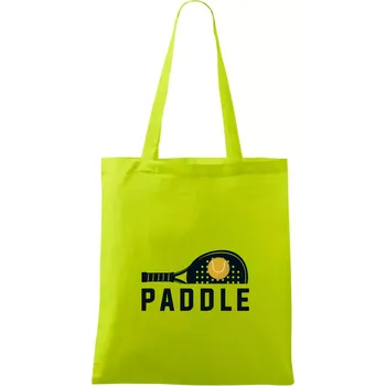 Nákupní taška Paddle logo na ležato - Taška bavlněná - 42 x 38 cm ( Limetková )