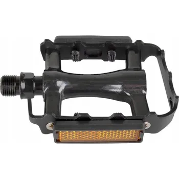 Pedál na kolo M-Wave A2 Nášlapné pedály Al černé servisní balení