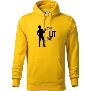 Pánská mikina Bachelor party - The lit one - Mikina pánská Cape s kapucí - 3XL ( Žlutá )