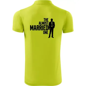 Pánská košile Bachelor party - The almost married one - Polokošile Victory sportovní (dresovina) - L ( Limetková )