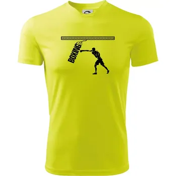 Boxing boxer - Pánské triko Fantasy sportovní (dresovina) - M ( Neonově žlutá )