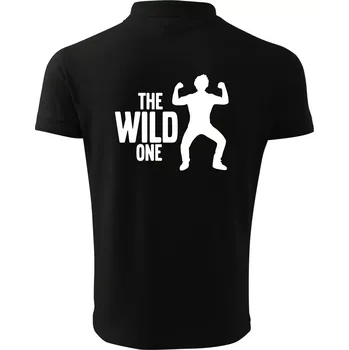 Pánská košile Bachelor party - The wild one - Polokošile pánská Pique Polo 203 - 2XL ( Černá )