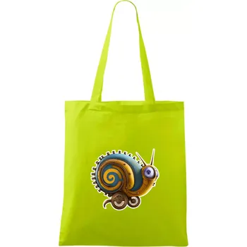 Poštovní vůz z doby dávno minulé - Taška bavlněná - 42 x 38 cm ( Limetková )